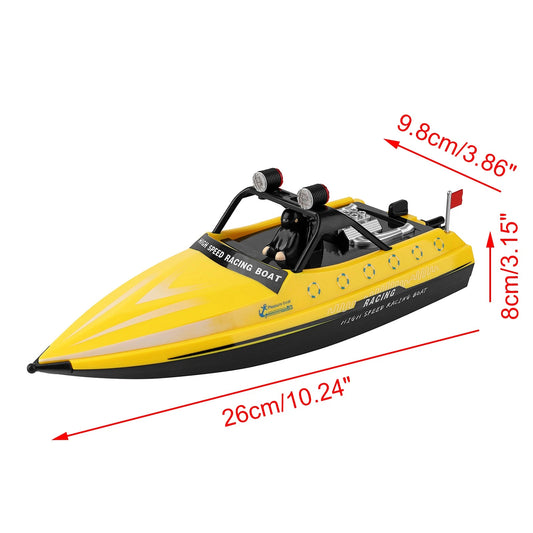 WLtoys WL917 2.4GHz RC Jet Boat - High-Speed Remote Control Racing Boat, Yellow