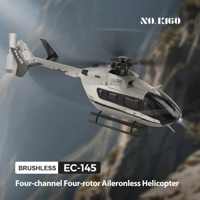 Wltoys K160 RC Helicopter 4CH Brushless 6-Axis Gyro RTF with 2 Batteries