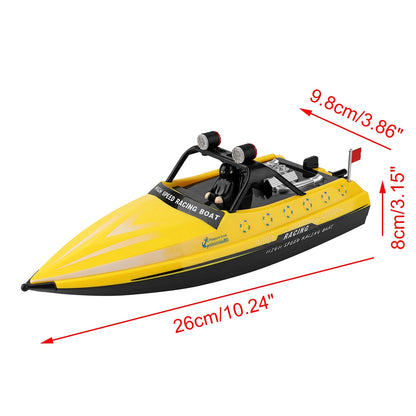 WLtoys WL917 2.4GHz RC Jet Boat - High-Speed Remote Control Racing Boat, Yellow