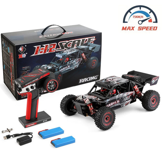 WLtoys 124016 1/12 Scale 4WD Brushless RC Off-Road Buggy - 75km/h RTR