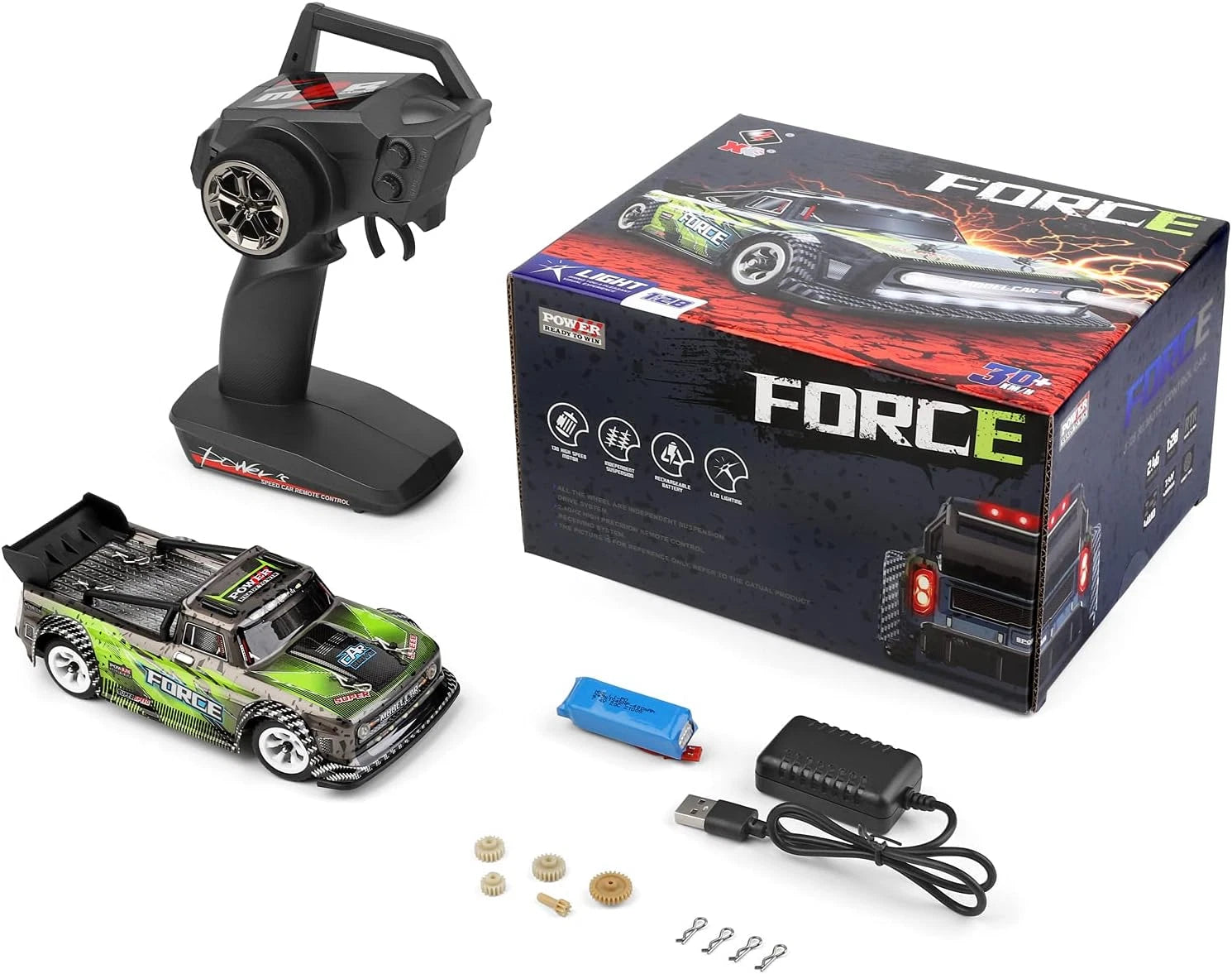 WLtoys 284131 1:28 4WD RC Race Car - 30KM/H High-Speed Electric Off-Road Vehicle