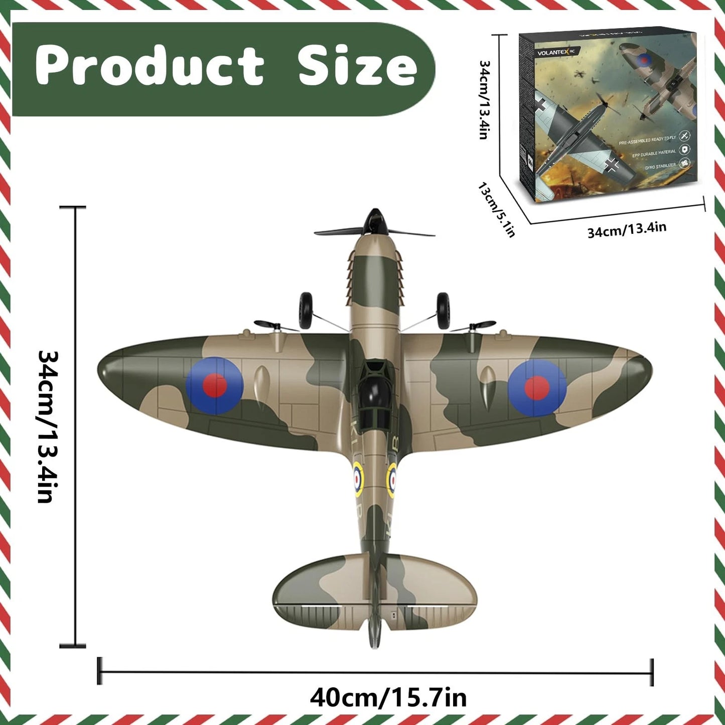 3-Channel RC Airplane with 6-Axis Gyro Stabilization - RTF Beginner Remote Control Jet