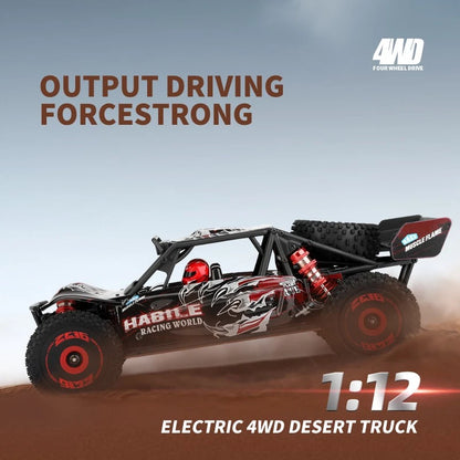 WLtoys 124016 1/12 Scale 4WD Brushless RC Off-Road Buggy - 75km/h RTR
