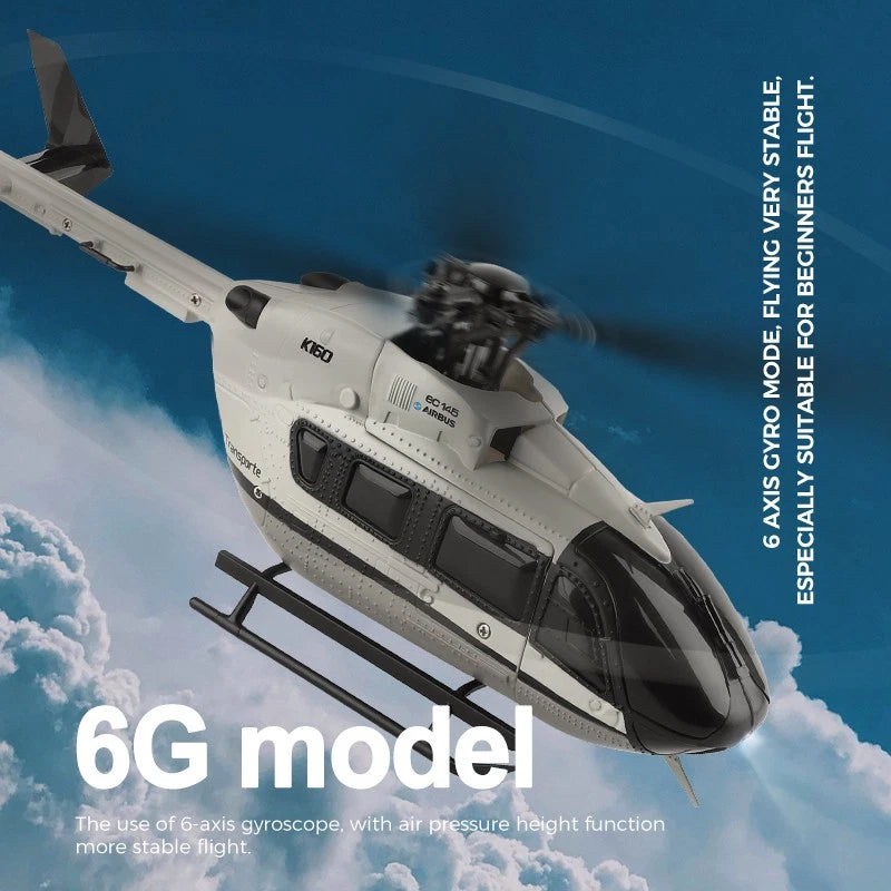 Wltoys K160 RC Helicopter 4CH Brushless 6-Axis Gyro RTF with 2 Batteries