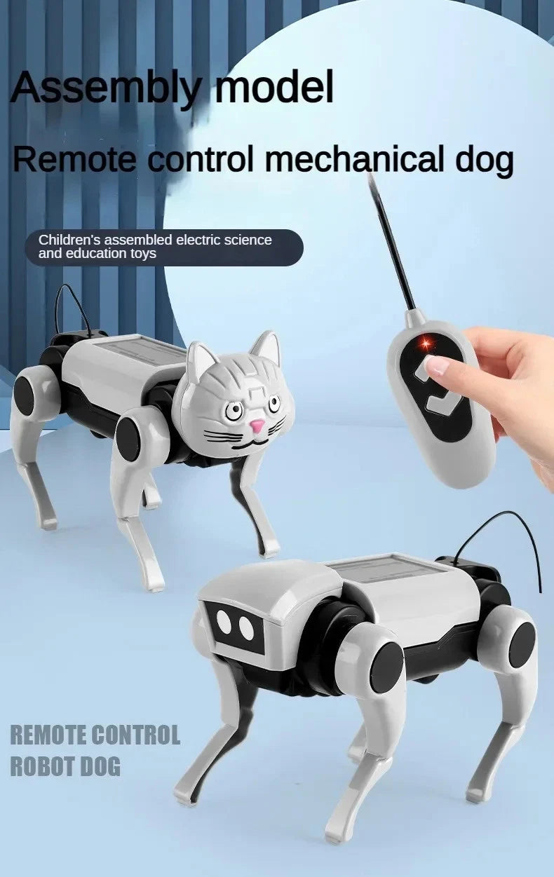 DIY Remote Control Robot Dog - Educational STEM Building Kit for Kids