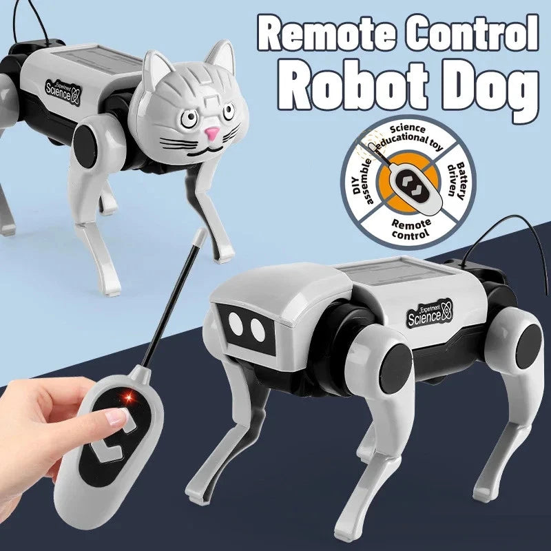 DIY Remote Control Robot Dog - Educational STEM Building Kit for Kids