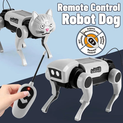 DIY Remote Control Robot Dog - Educational STEM Building Kit for Kids