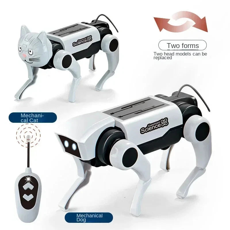 DIY Remote Control Robot Dog - Educational STEM Building Kit for Kids