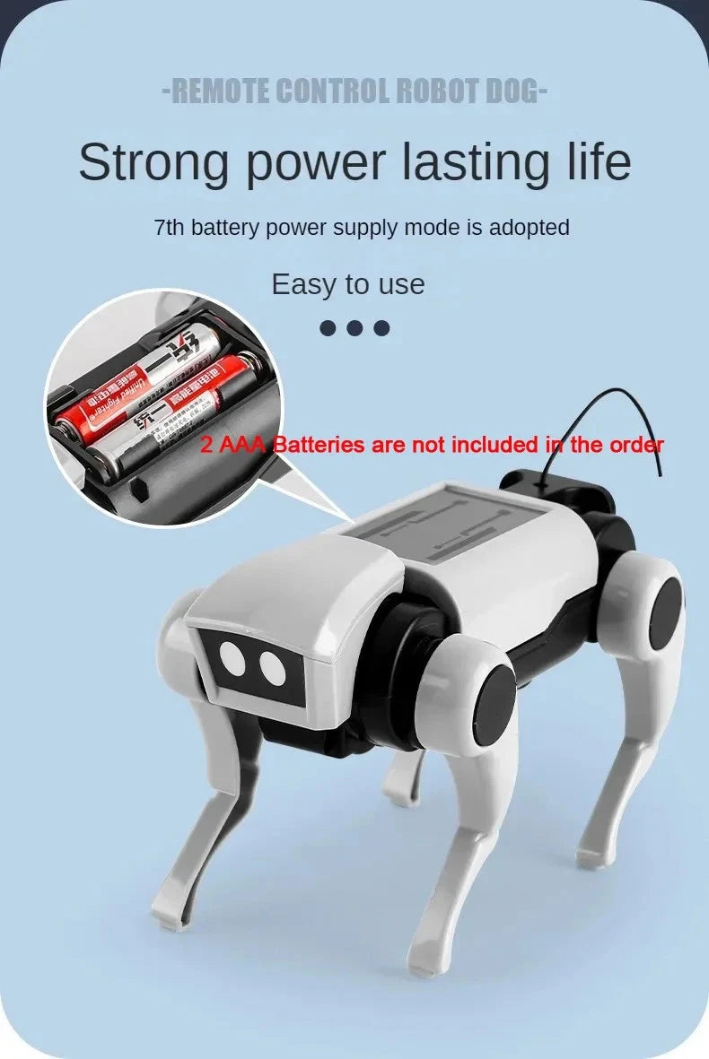 DIY Remote Control Robot Dog - Educational STEM Building Kit for Kids