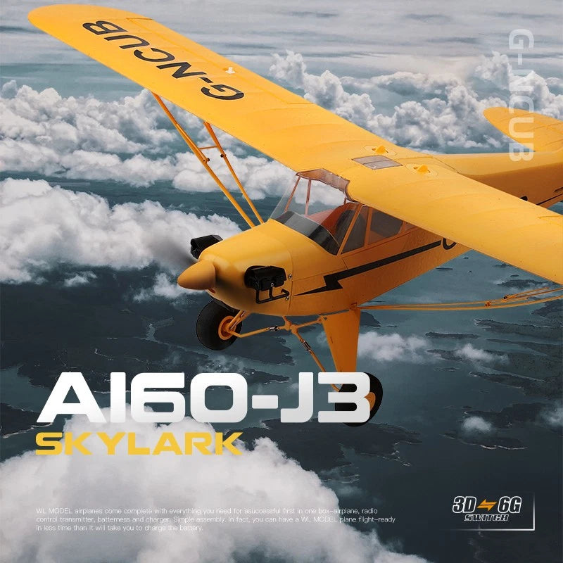 XK A160 5-Channel Brushless RC Airplane with 3D/6G Stabilization Mode