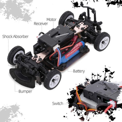 WLtoys K989 1:28 4WD RC Drift Car - 30km/h High-Speed Remote Control Vehicle