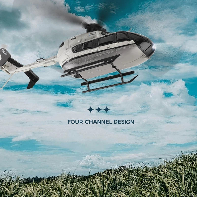 Wltoys K160 RC Helicopter 4CH Brushless 6-Axis Gyro RTF with 2 Batteries
