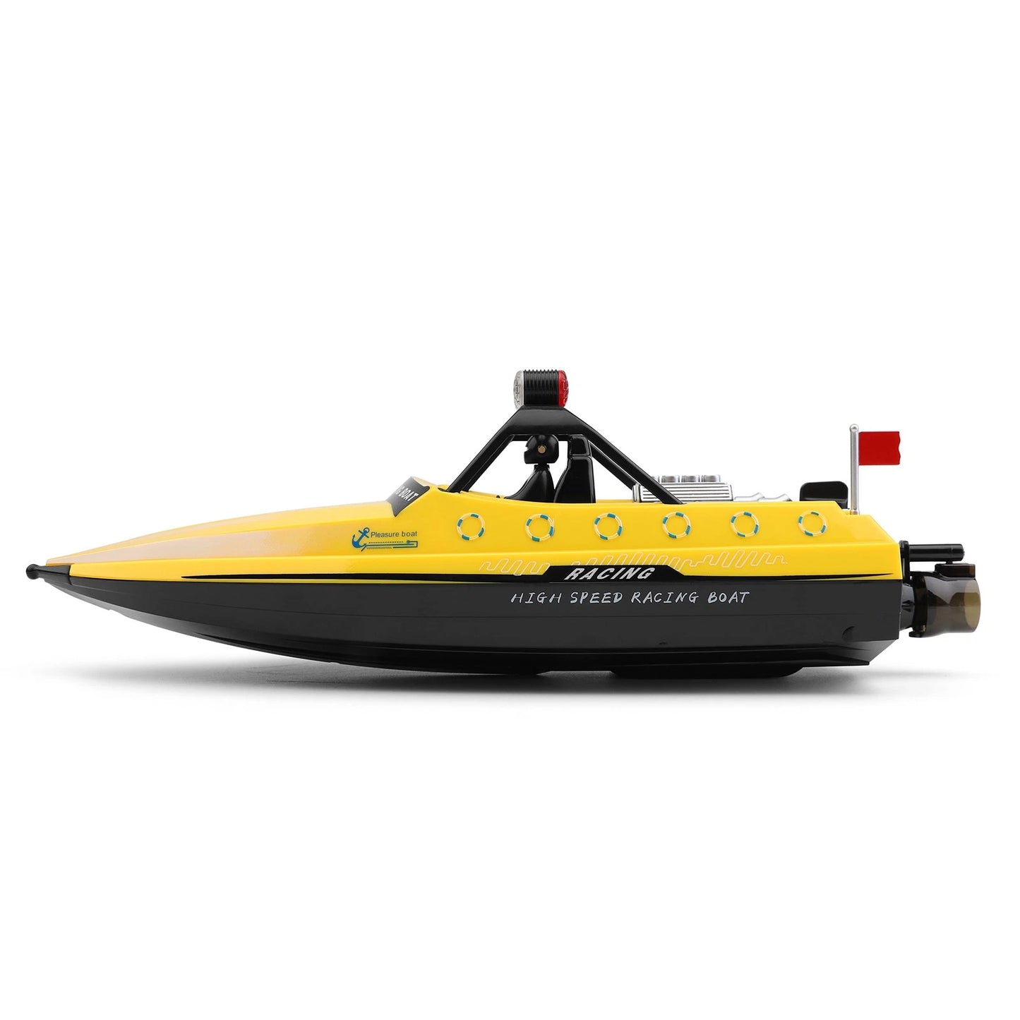WLtoys WL917 2.4GHz RC Jet Boat - High-Speed Remote Control Racing Boat, Yellow