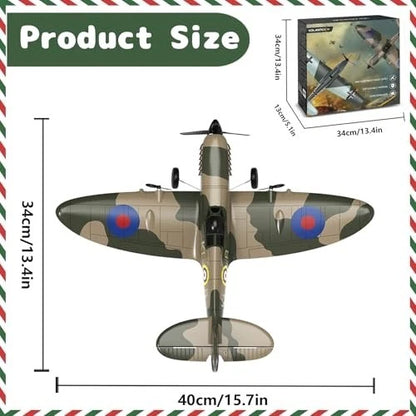 3-Channel RC Airplane with 6-Axis Gyro Stabilization - RTF Beginner Remote Control Jet