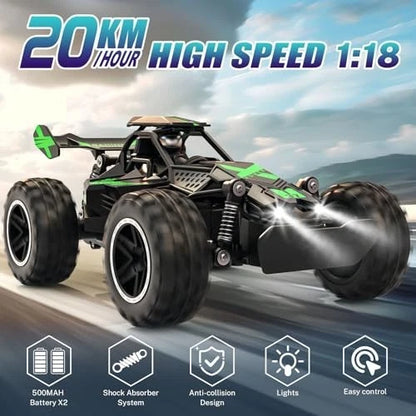 High-Speed 1:14 Brushless 4x4 RC Monster Truck - 60+ MPH Off-Road Performance