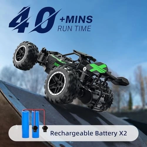 High-Speed 1:14 Brushless 4x4 RC Monster Truck - 60+ MPH Off-Road Performance